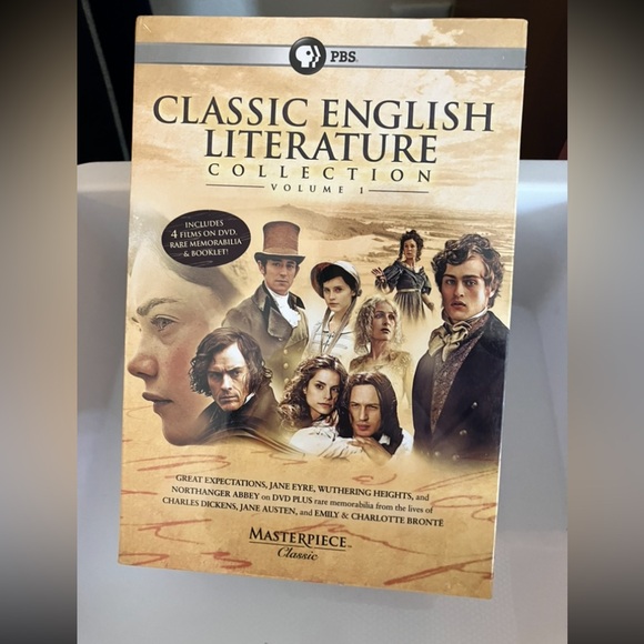 NEW Masterpiece Classic English Literature Collection Vol 1 - Four DVDs & Extras - Picture 1 of 4